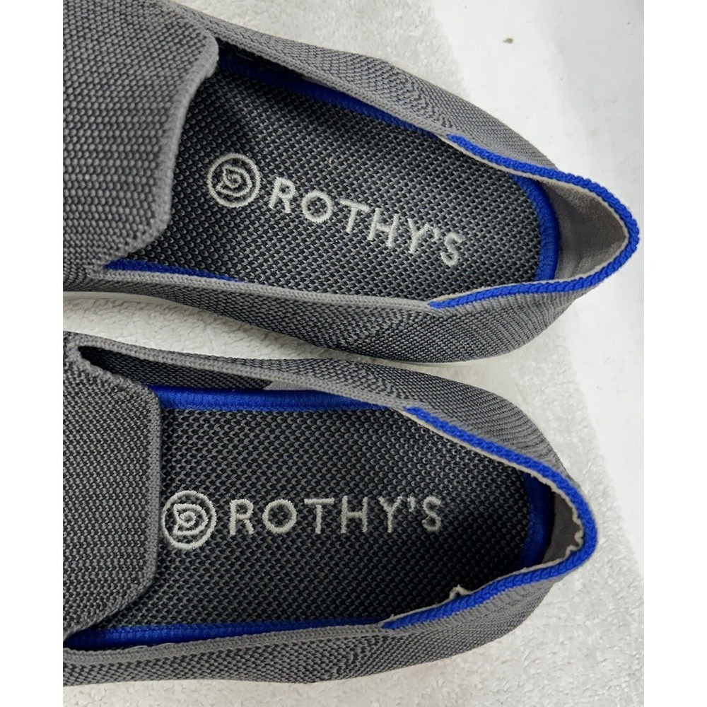Rothy's Womens Size 8.5 Gray The Original Slip On Sneaker Shoes - Picture 7 of 8